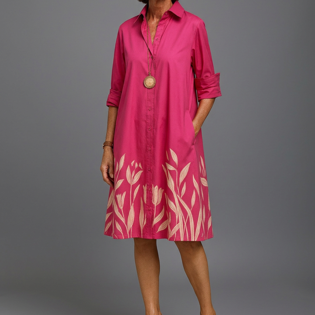 Seraphina™ Floral Midi Kleid