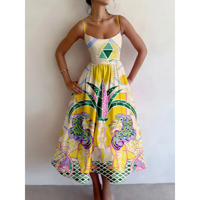 Zephyrelle | Midi-Kleid Sun Temple