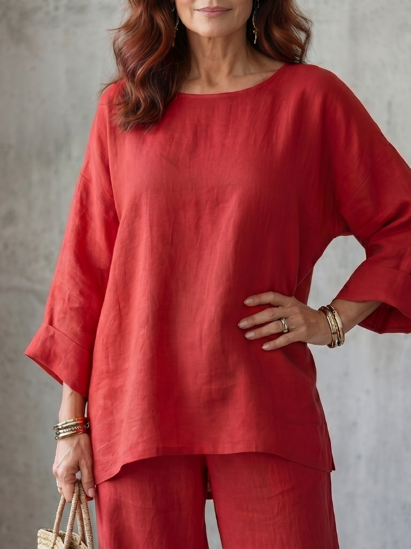 Prue | Oversized Tunika Weite Hose Set