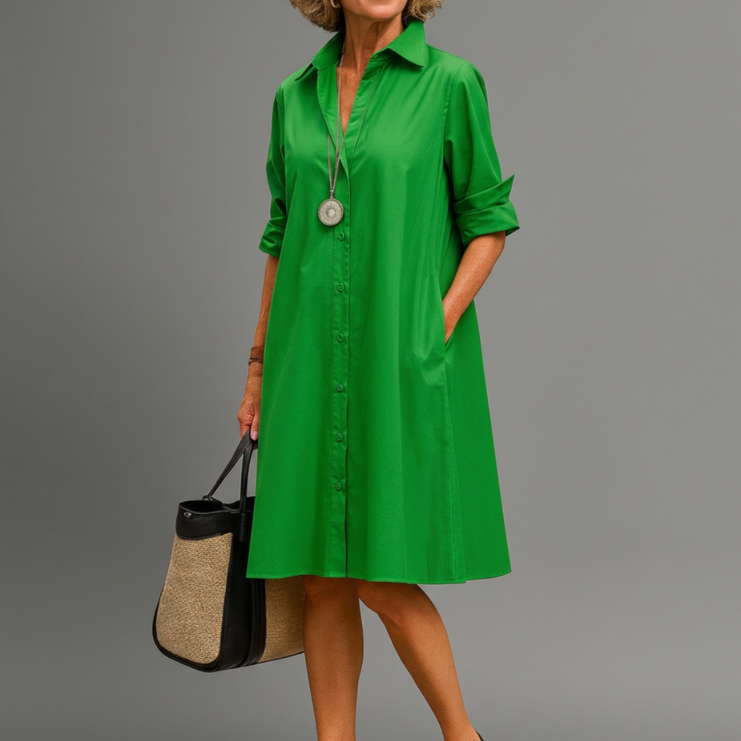Clarisse™ Elegantes Midi-Kleid