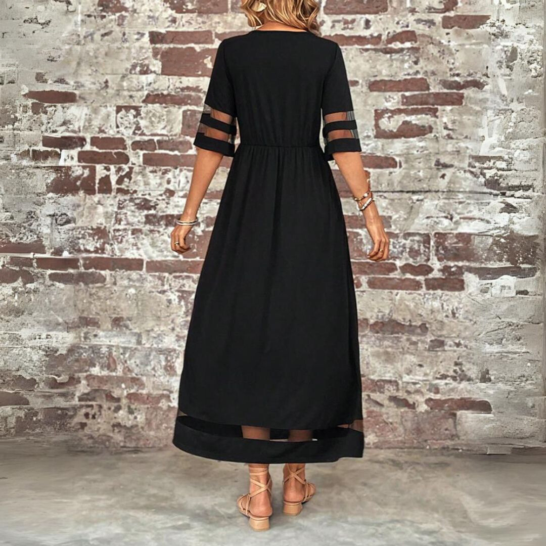 Aubrey™ | Figurschmeichelndes, Bauch-weg Midi-Kleid