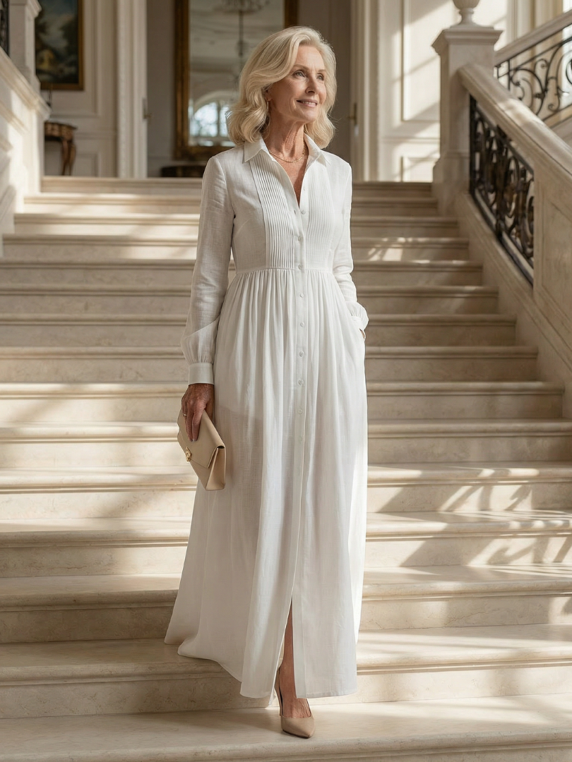 Lioren | Soft Flow Maxi Kleid