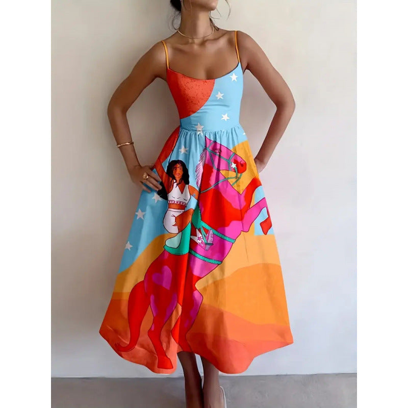 Solavienne | Sunset Muse Midi Kleid