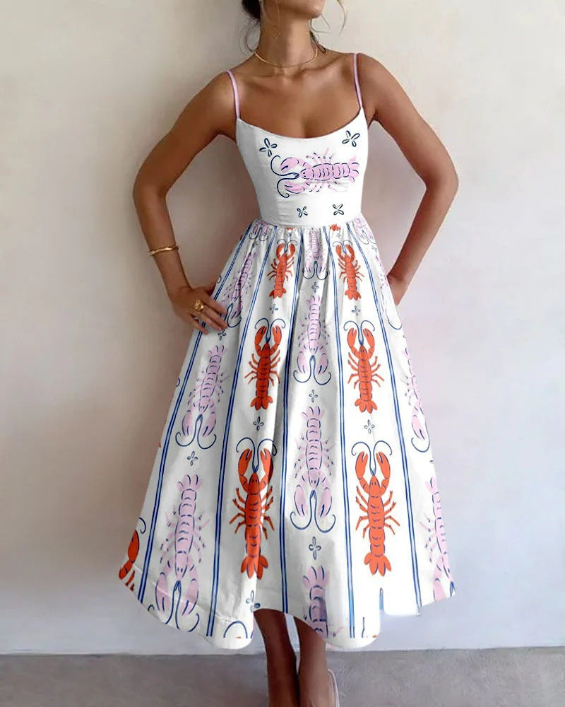 Brinleyrae | Küstenzauber Midi Kleid