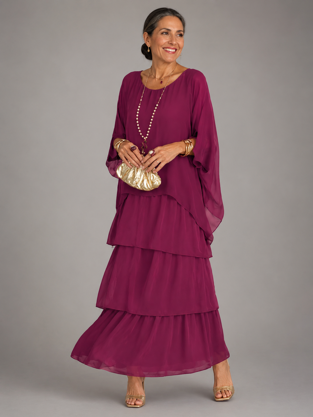 Lara™ | Elegantes Fließendes Maxikleid