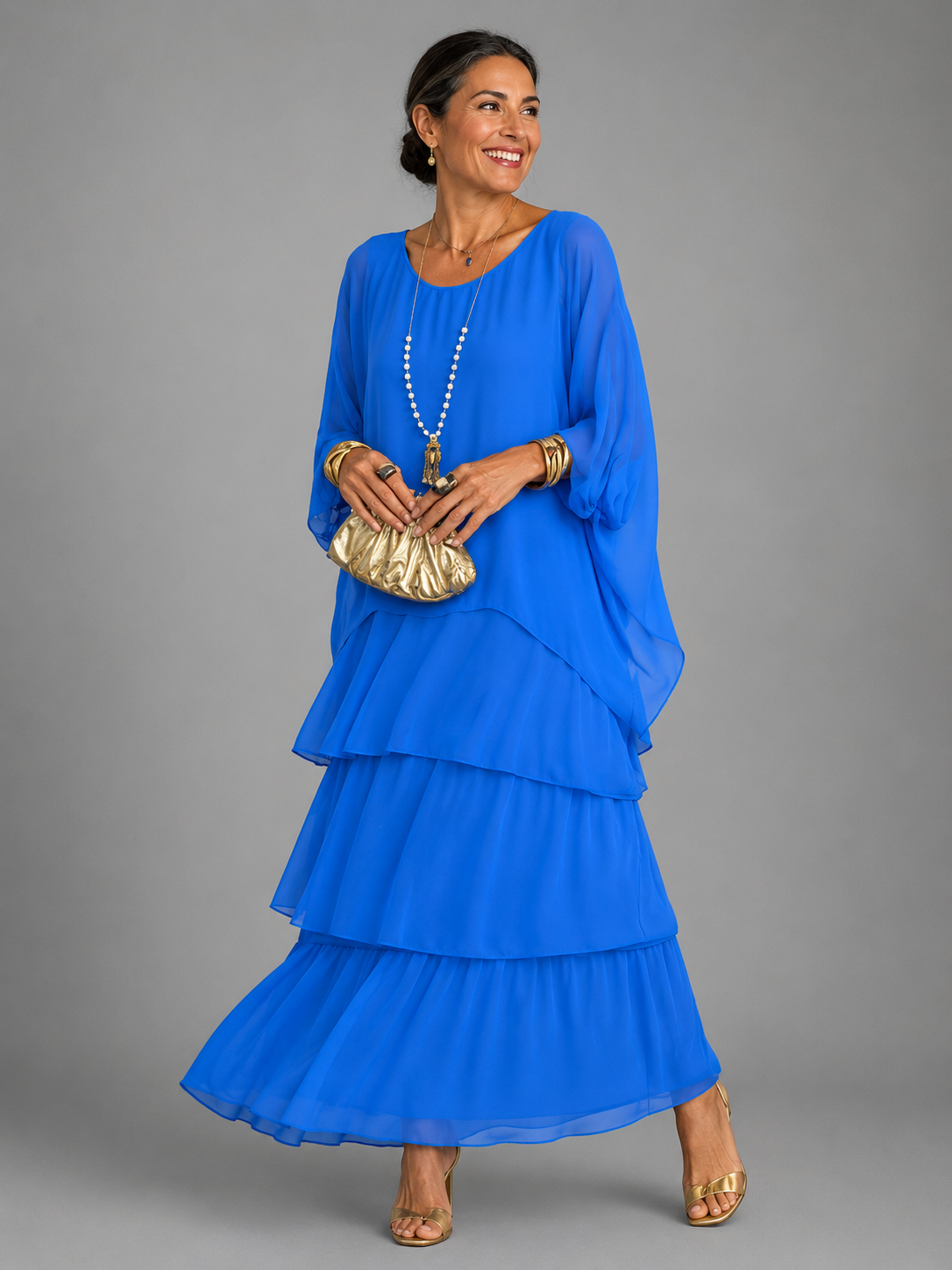 Lara™ | Elegantes Fließendes Maxikleid