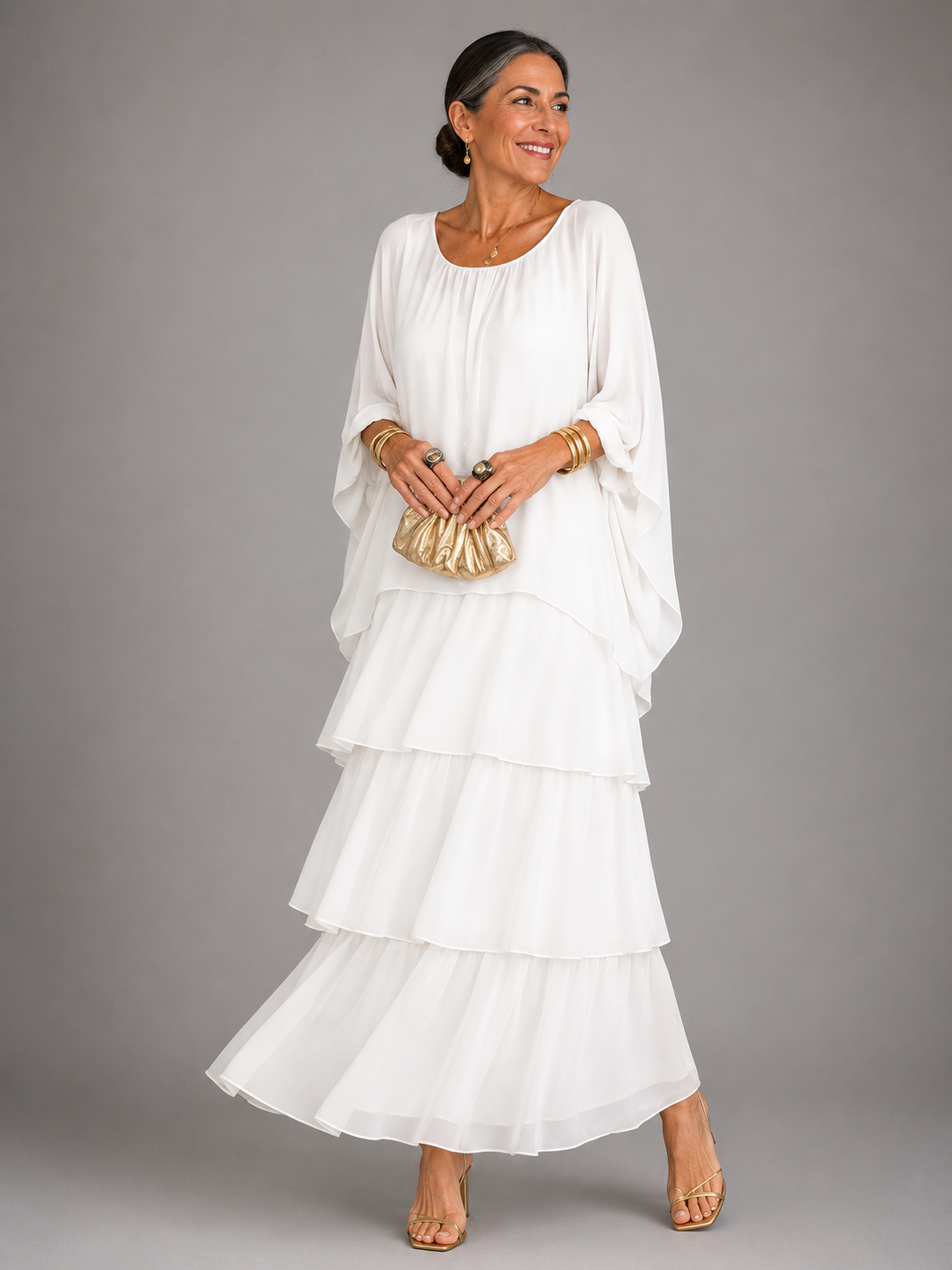 Lara™ | Elegantes Fließendes Maxikleid