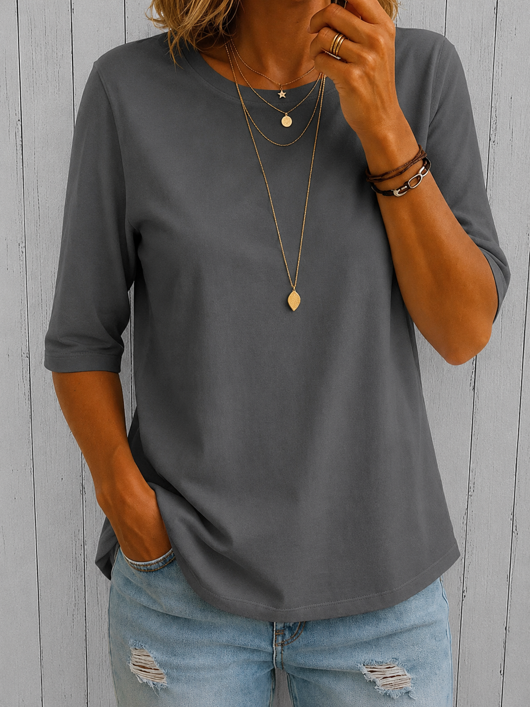 Calvera | Essentielles Komfort-T-Shirt