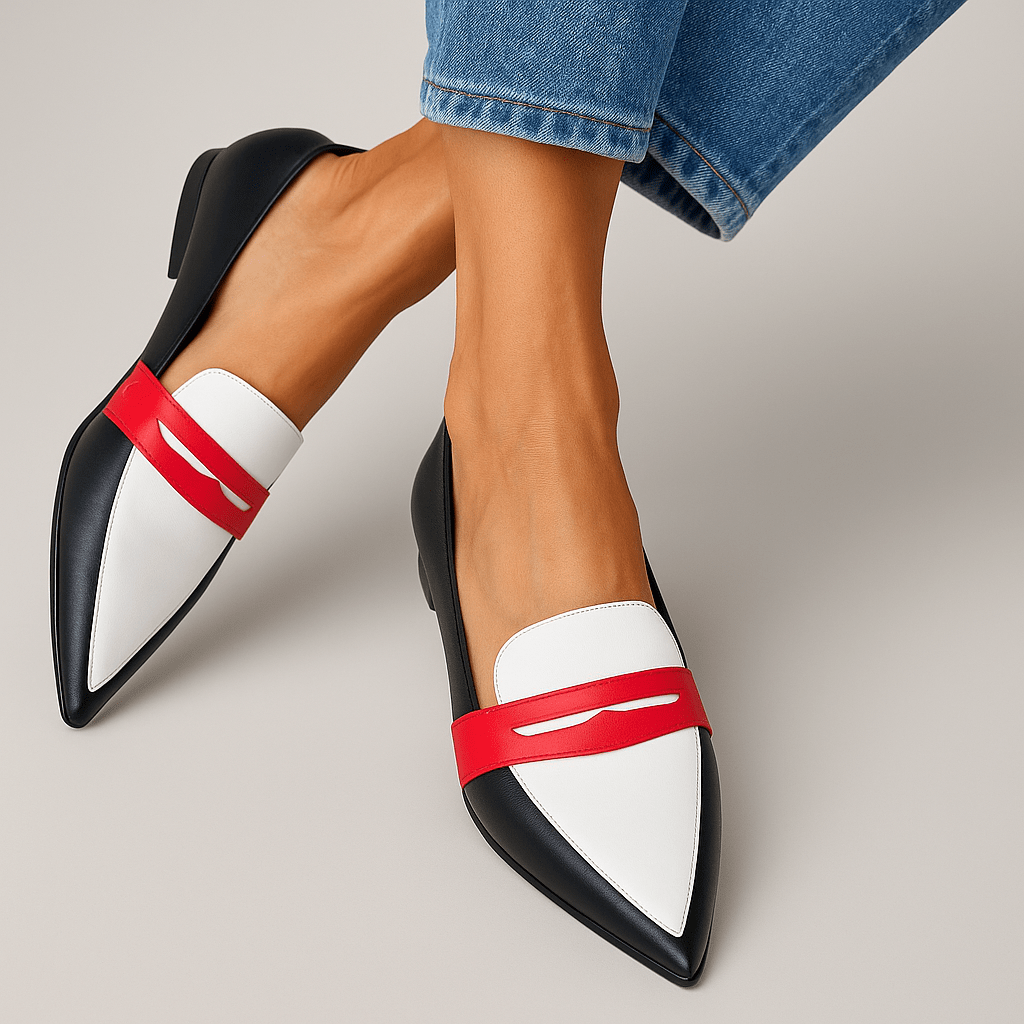 Chiara | Farbblock-Loafer