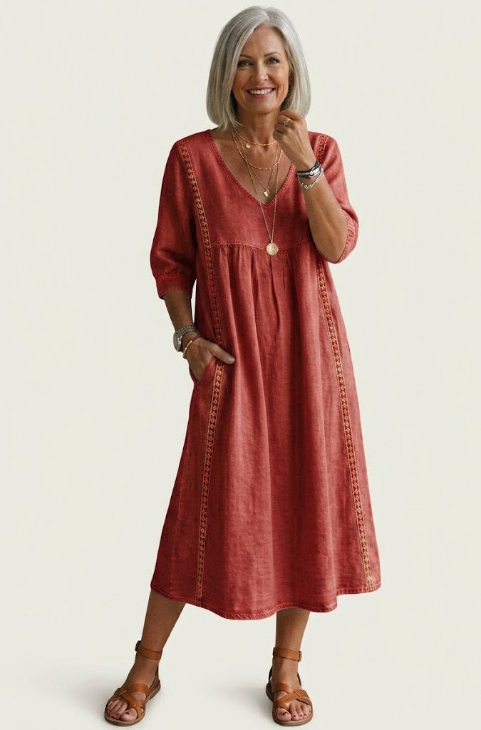 Juliette I Elegance A-Linie Maxikleid