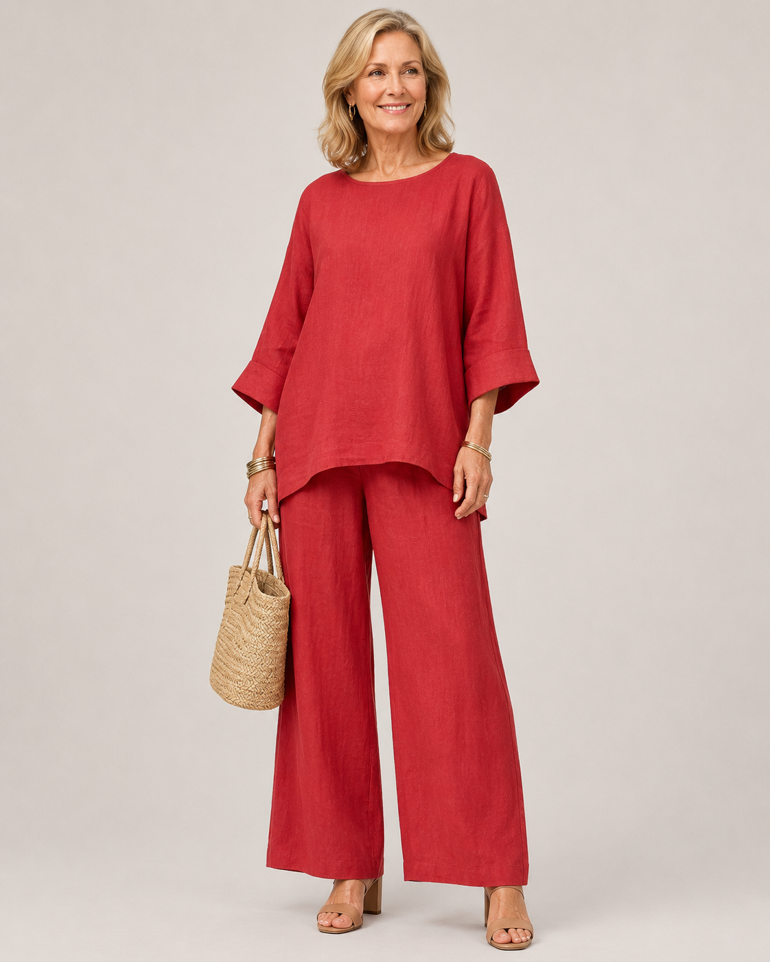 Prue | Oversized Tunika Weite Hose Set
