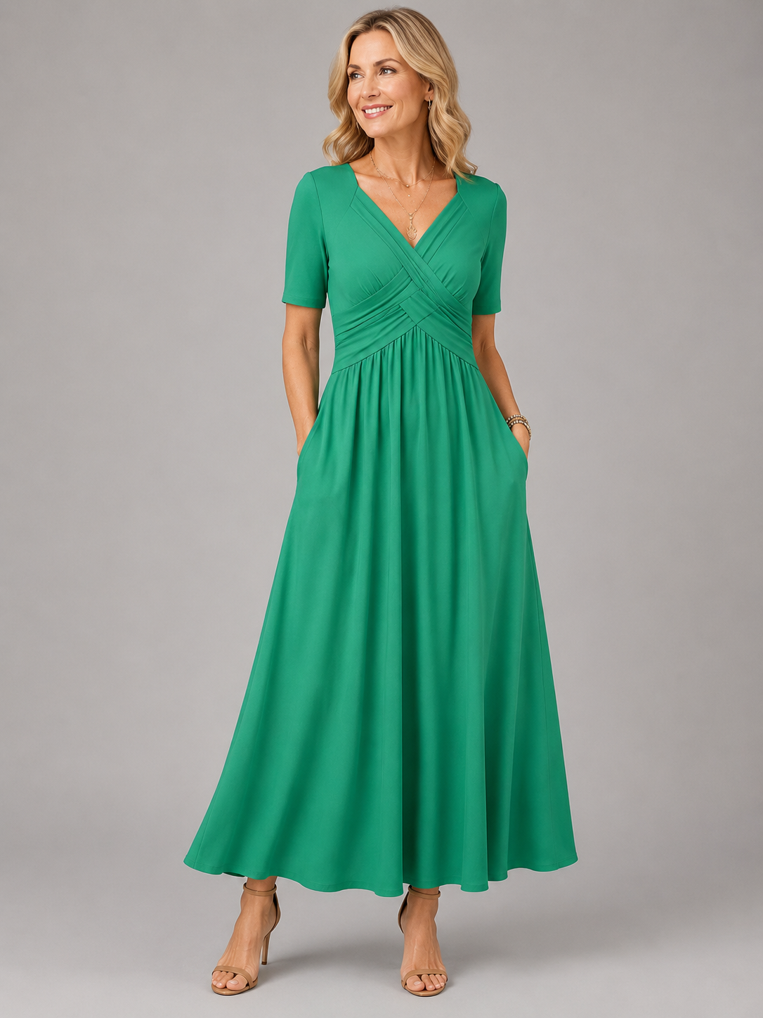 Angeli™ | Elegantes Midi-Kleid