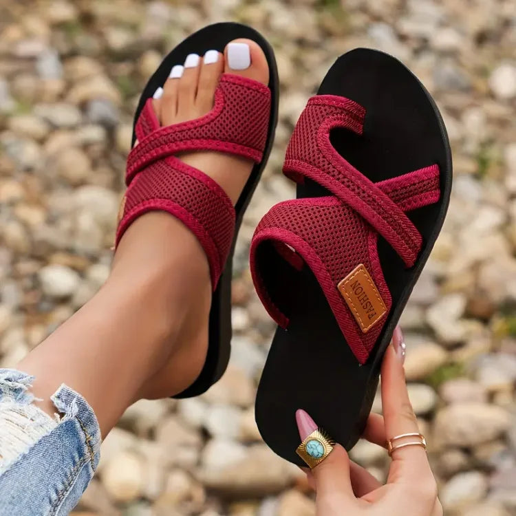 Orthopädische Komfortsandalen mit Unterstützung für Hallux