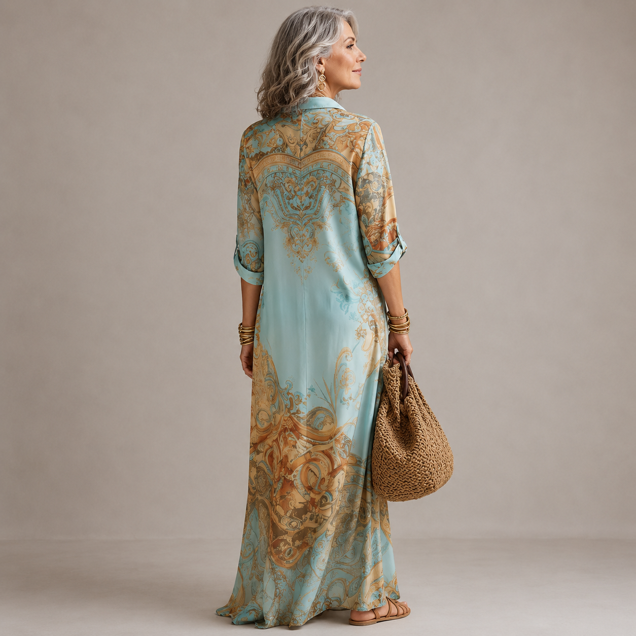 Evalexy I Maxi Kleid Print Luxus
