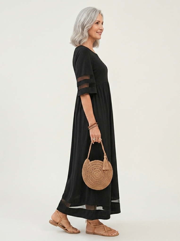 Aubrey™ | Figurbetontes, Bauch-weg Midi-Kleid