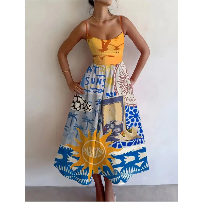 Calyndra | Midi-Kleid Paradise Sun