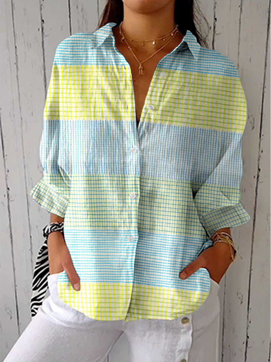 Filippa | Pastellgitter Bluse