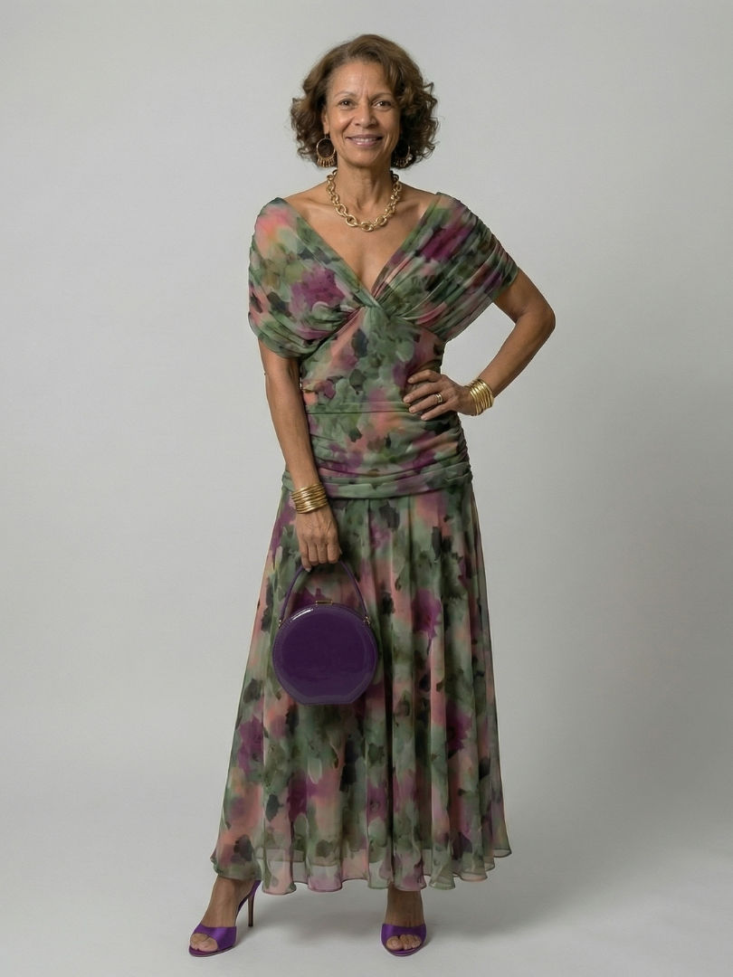 Calen | Off-Shoulder Midi Kleid