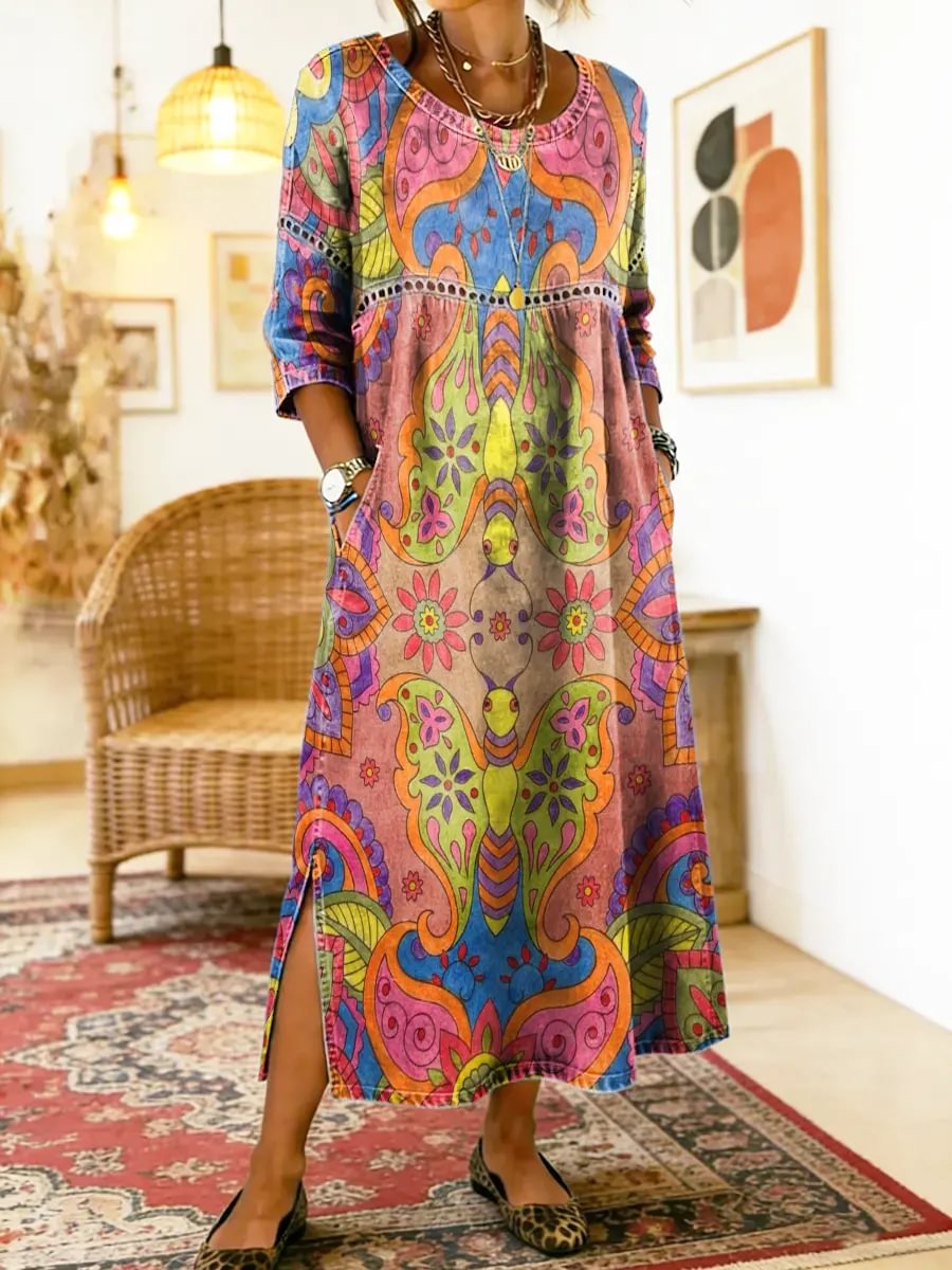 Inkarnation | Gedrucktes Kleid