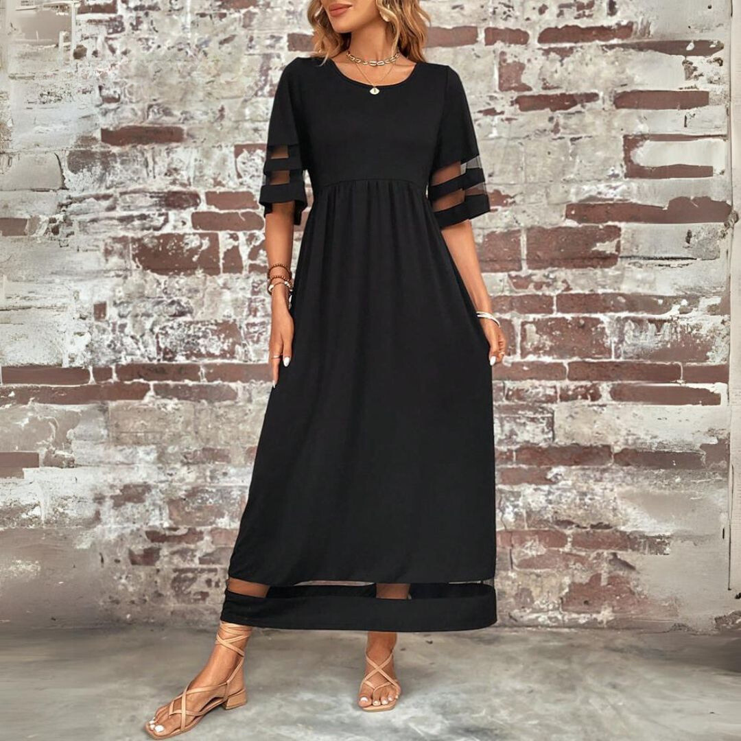 Aubrey™ | Figurbetontes, Bauch-weg Midi-Kleid