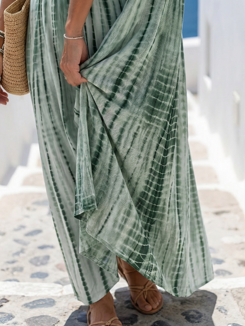 Karys | Lässiges, weiches Midi-Kleid mit Färbung