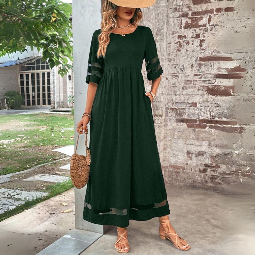 Aubrey™ | Figurbetontes, Bauch-weg Midi-Kleid