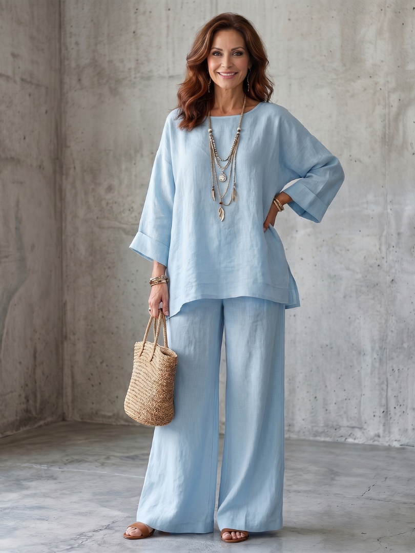 Prue | Oversized Tunika Weite Hose Set