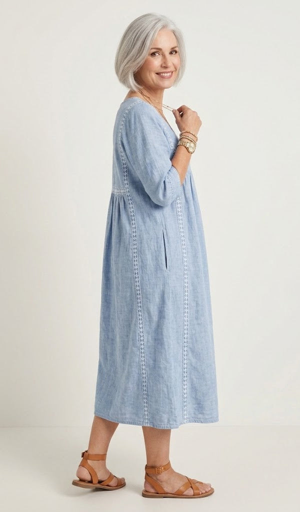 Juliette I Eleganz A-Linie Maxi Kleid