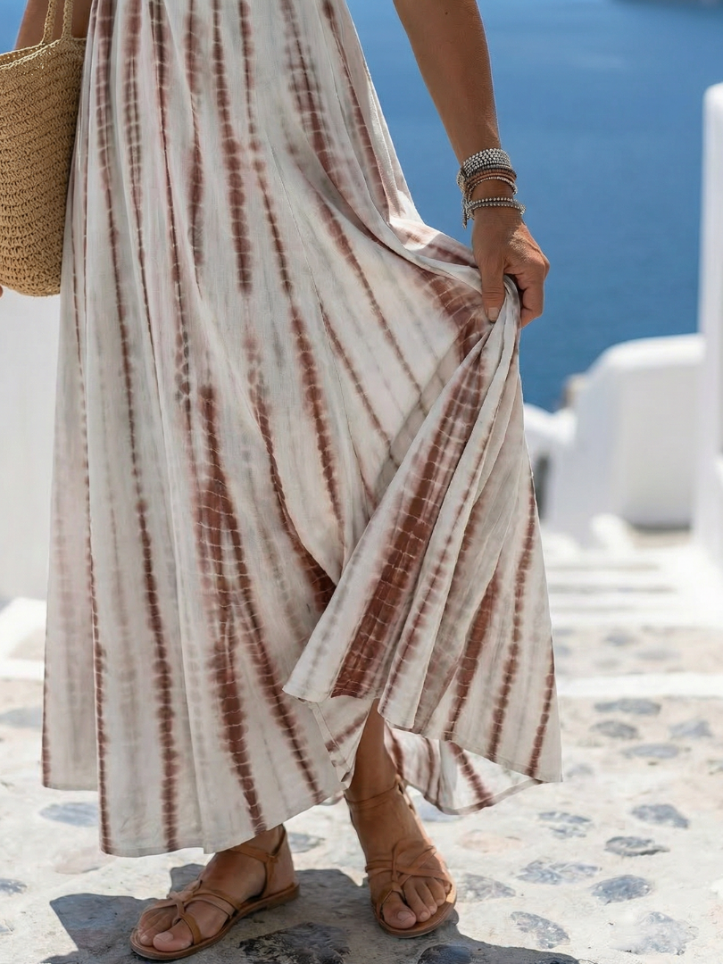 Karys | Lässiges, weiches Midi-Kleid mit Färbung