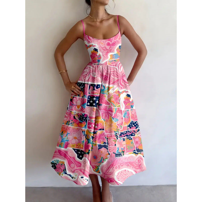 Rosavelle | Blush Garden Midi Kleid