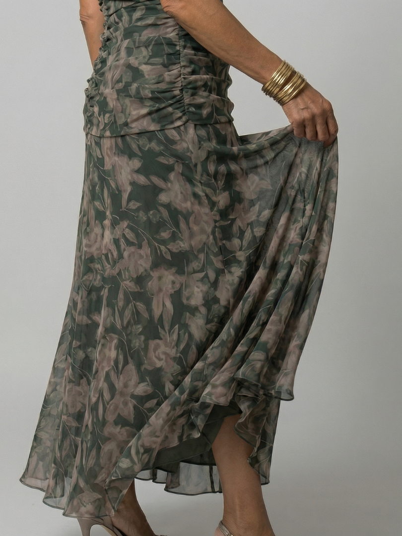 Calen | Off-Shoulder Midi Kleid