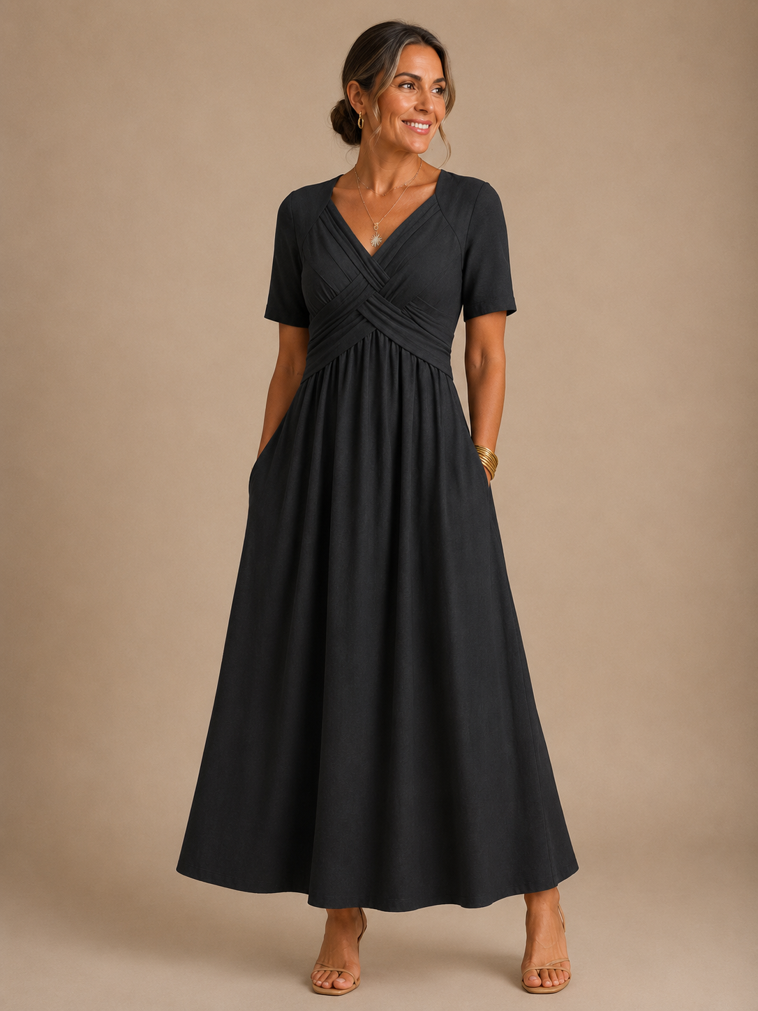 Angeli™ | Elegantes Midi-Kleid
