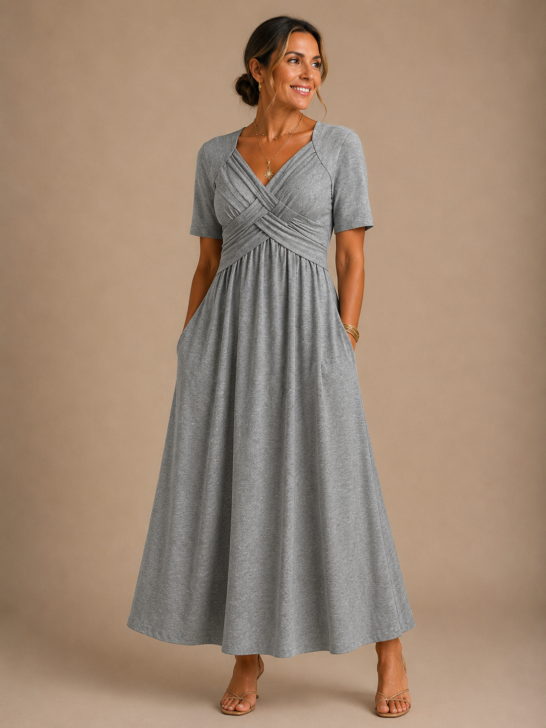 Angeli™ | Elegantes Midi-Kleid