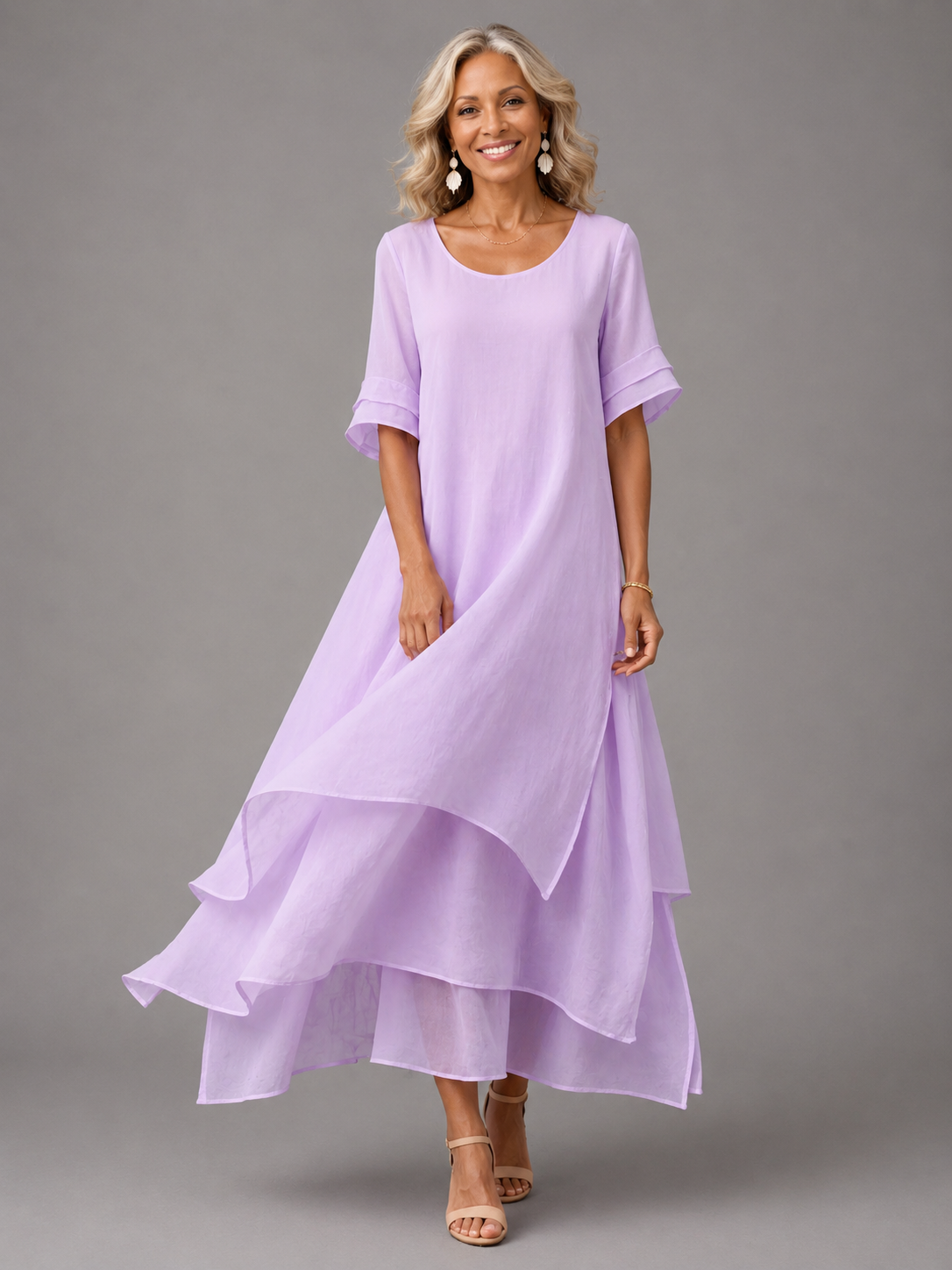 Liora™ | Fließendes Grace Maxikleid