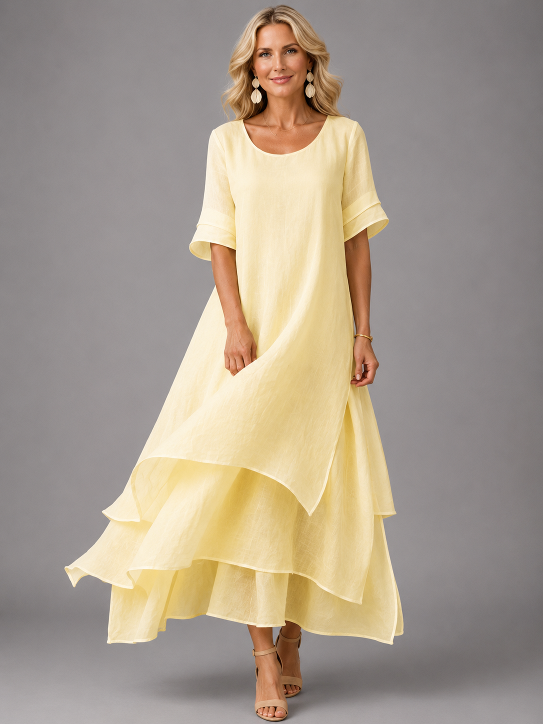 Liora™ | Fließendes Grace Maxikleid