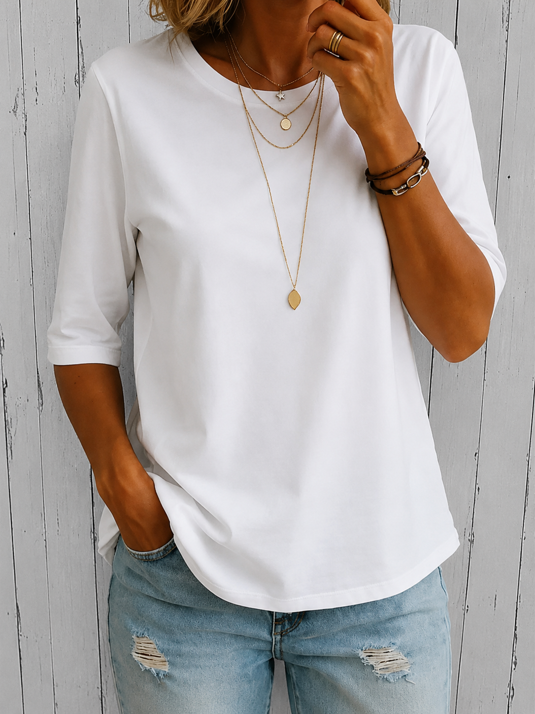Calvera | Essentielles Komfort-T-Shirt