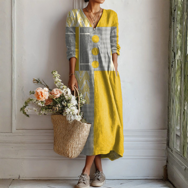 Emma™ - Lässiges Leinenkleid