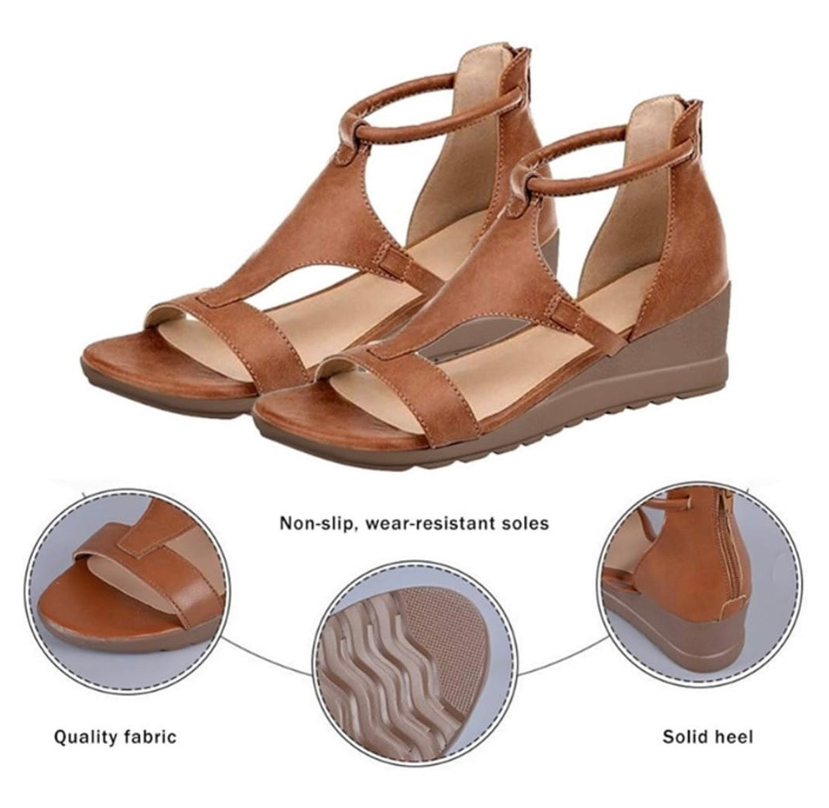 Stilvolle orthopädische Sandalen