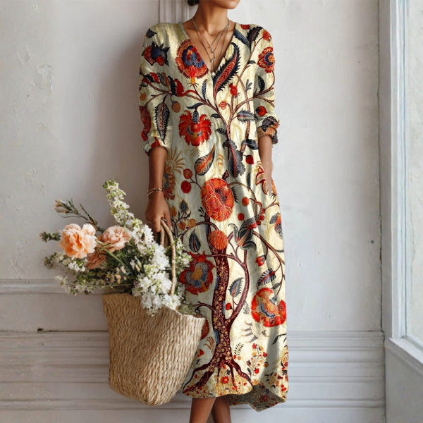 Kendra™ - Bohemian Floral Kleid