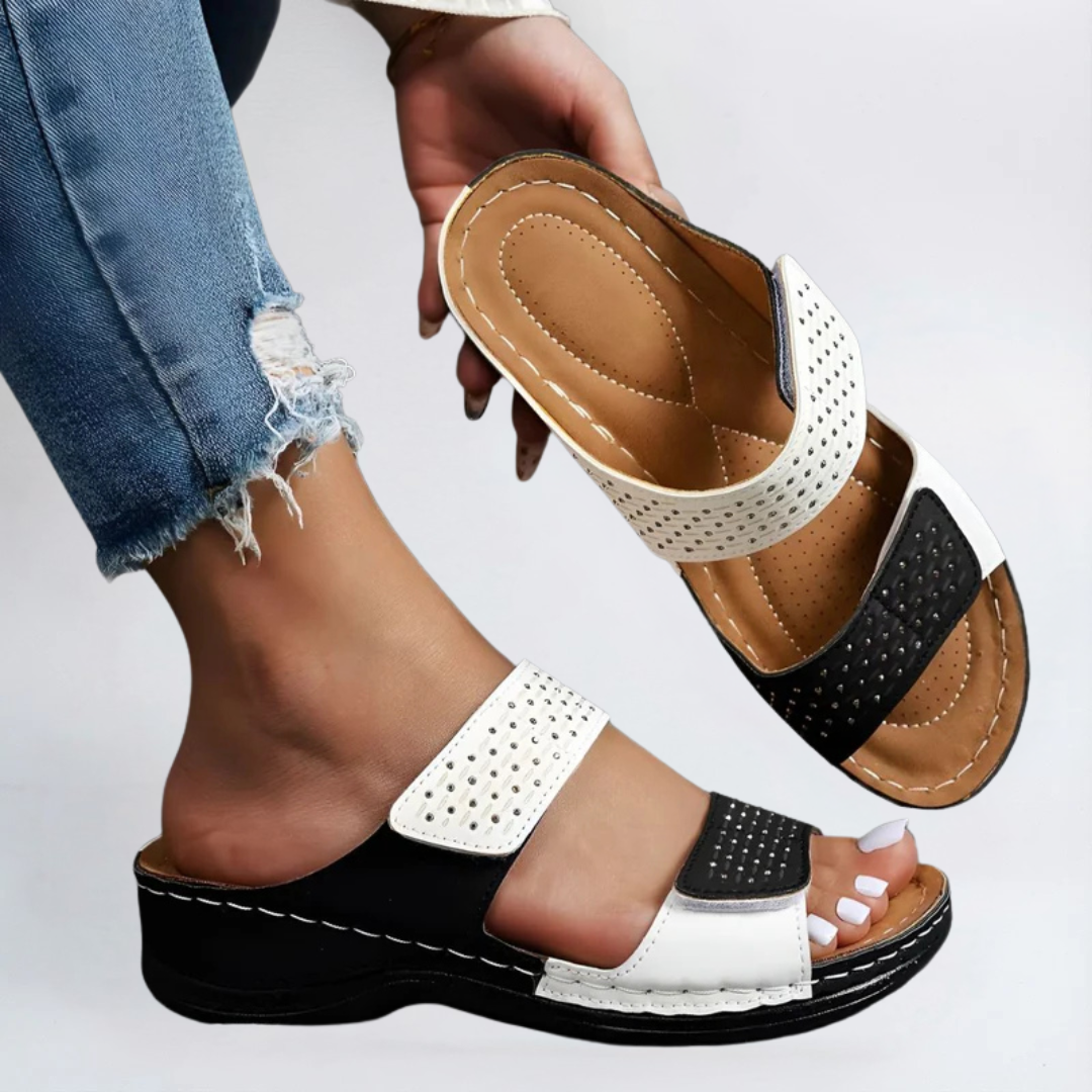 Stilvolle orthopädische Sandalen