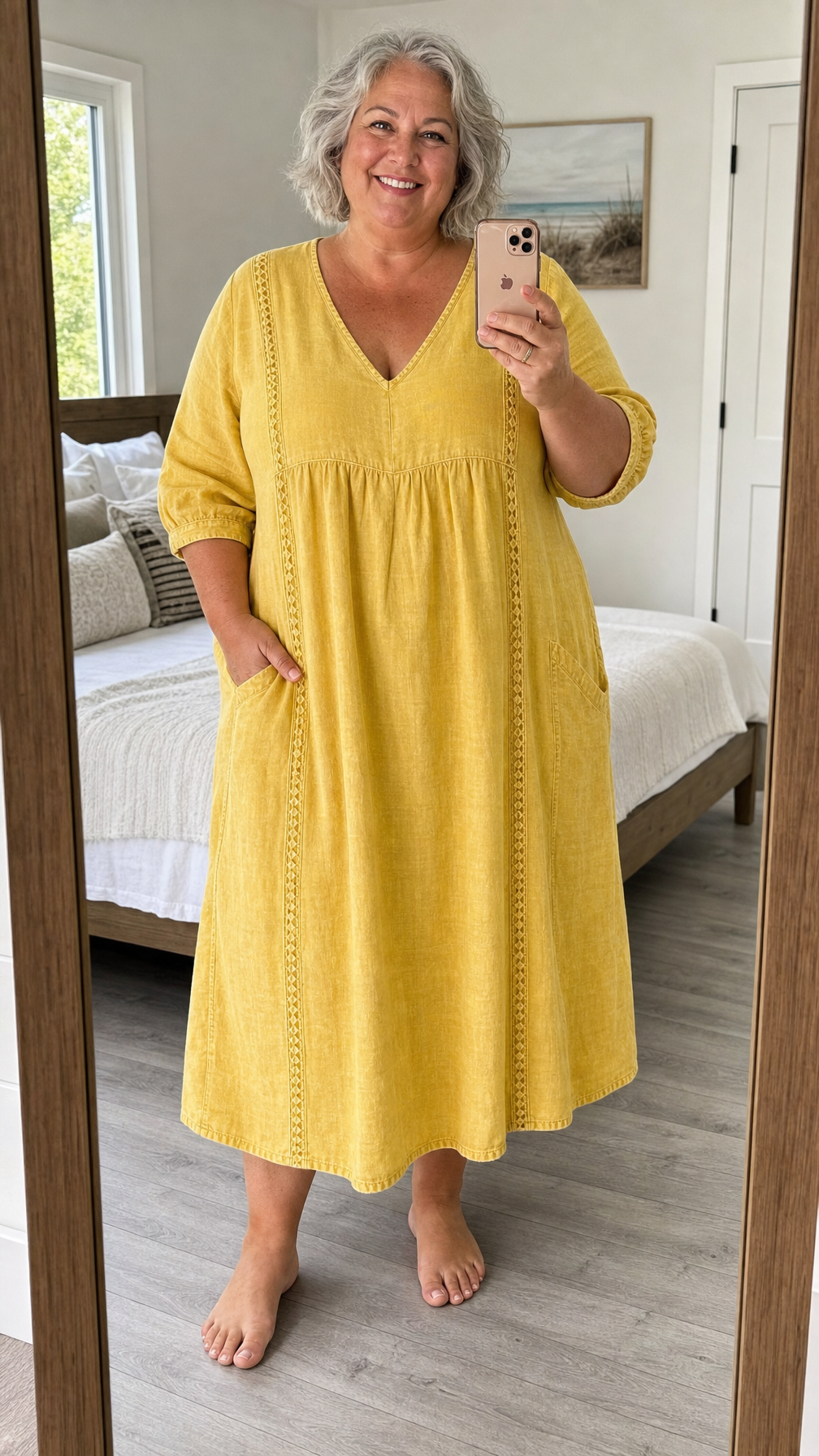 Juliette I Eleganz A-Linie Maxi Kleid