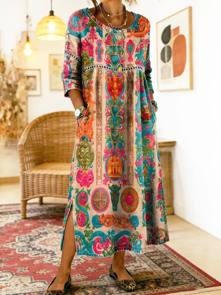 Dolores | Bedrucktes Kleid
