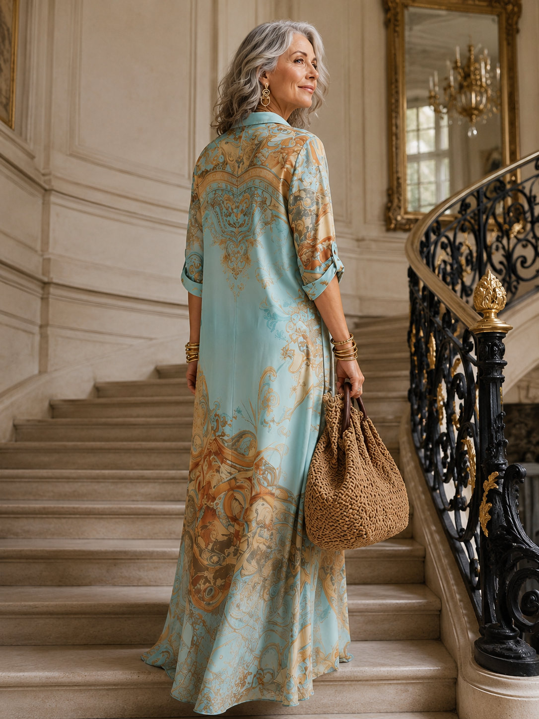 Evalexy I Maxi Kleid Print Luxus