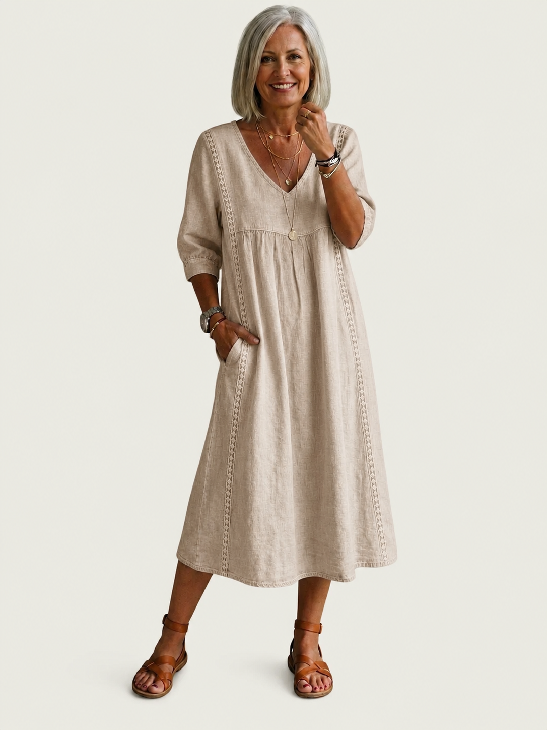 Juliette I Elegance A-Linie Maxikleid