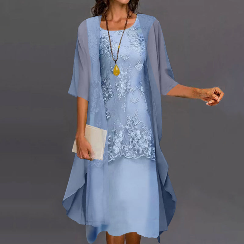 Lumi™ Chiffon Zweiteiliges Kleid