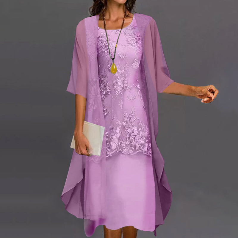 Lumi™ Chiffon Zweiteiliges Kleid